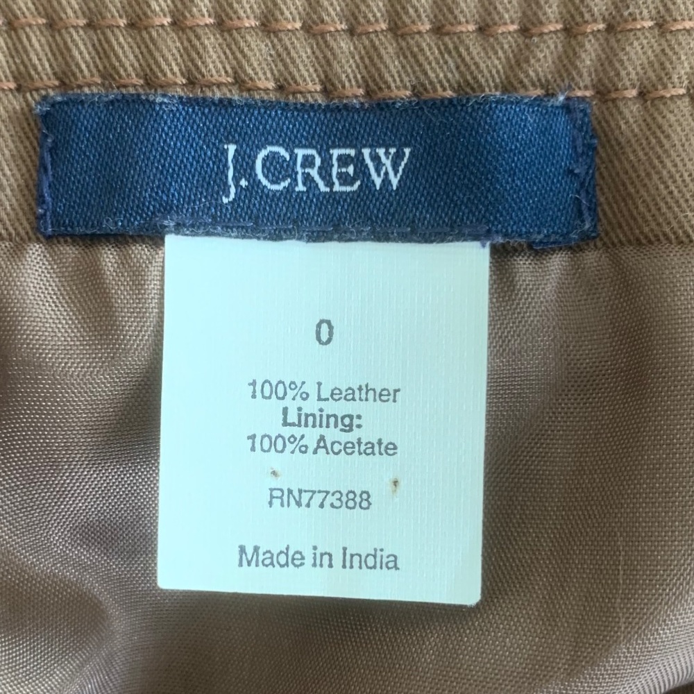 Suede Brown Mini Skirt with side pocket- very similar to Marc Jacobs - Picture 5 of 6